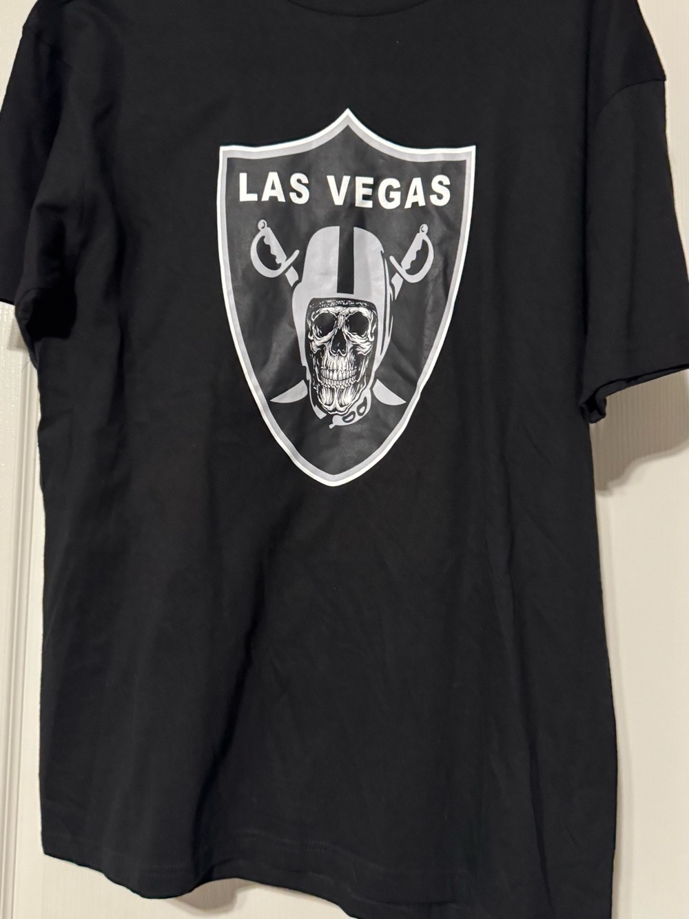 Kirkland Signature Black Las Vegas Skull Shield Tee